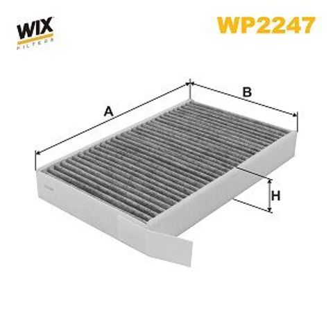 Фільтр, повітря у внутрішній простір WP2247 WIX
