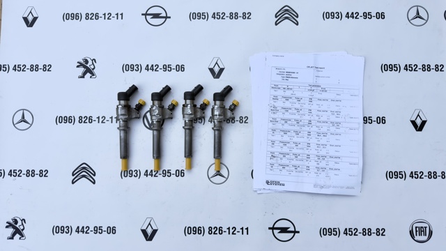 Форсунка дизельна в зборі, розпилювач + тримач 9636819380 PEUGEOT