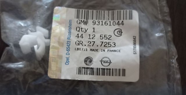 Кліпса кріплення фари 4412552 OPEL