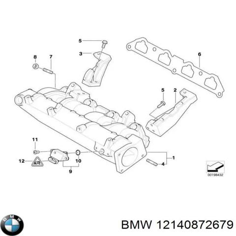 Датчик наддува 12140872679 BMW