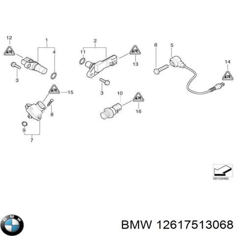 Датчик тиску масла двигуна 12617513068 BMW