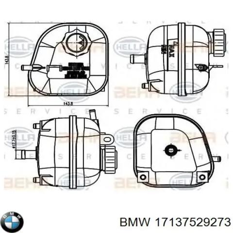 Розширювальний бачок охолодження 17137529273 BMW