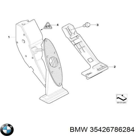 Підаль газу 35426786284 BMW