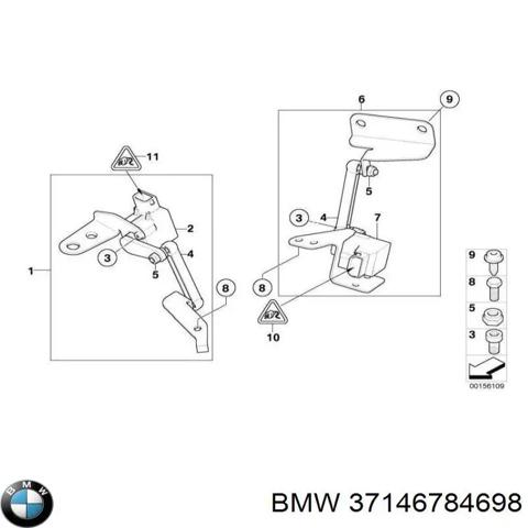 Датчик рівня положення кузова, передній 37146784698 BMW