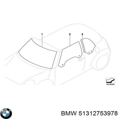 Автомобільне скло 51312753978 BMW