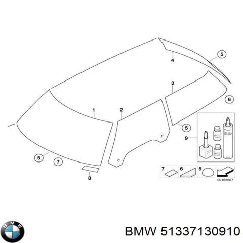Скло пасажирських дверей 51337130910 BMW