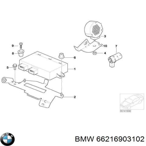 Динамік паркувальної системи 66216903102 BMW