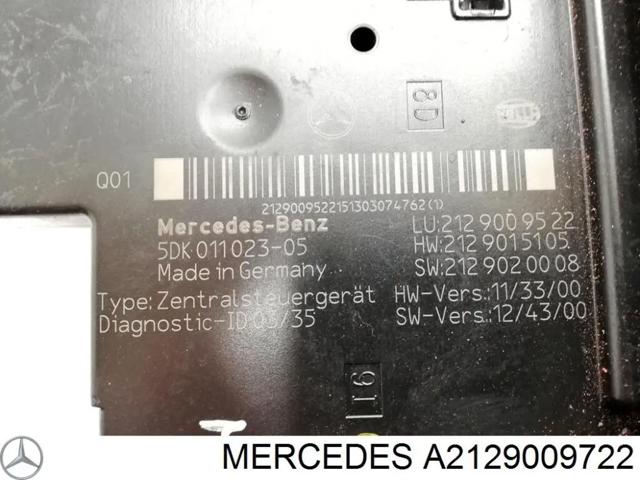 Блок керування сигналами SAM A2129009722 MERCEDES