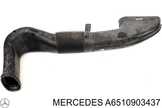 Патрубок повітряний, вхід повітряного фільтра A6510903437 MERCEDES