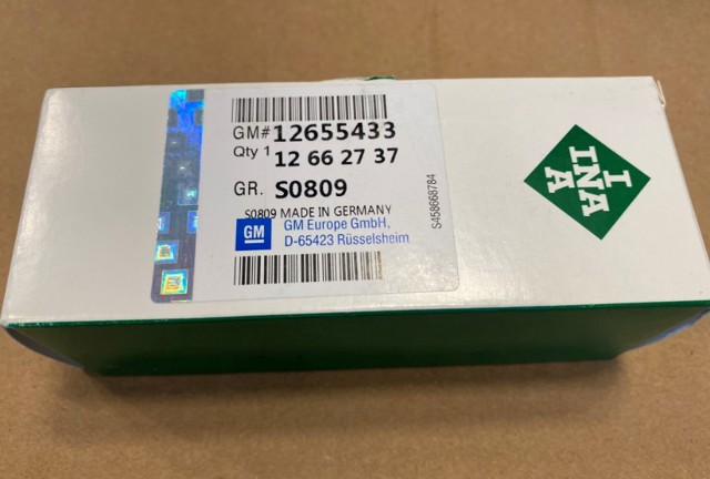Клапан електромагнітний положення розподільного 12655433 OPEL