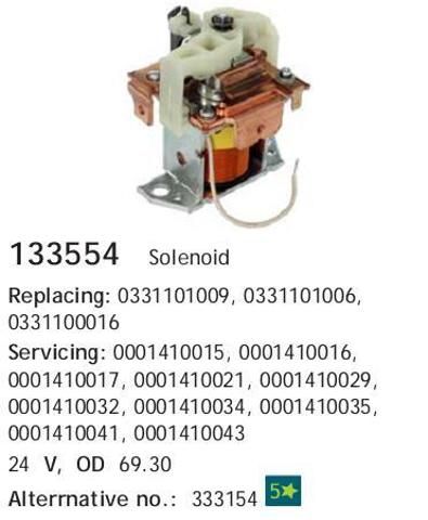 Контактор 133554 CARGO
