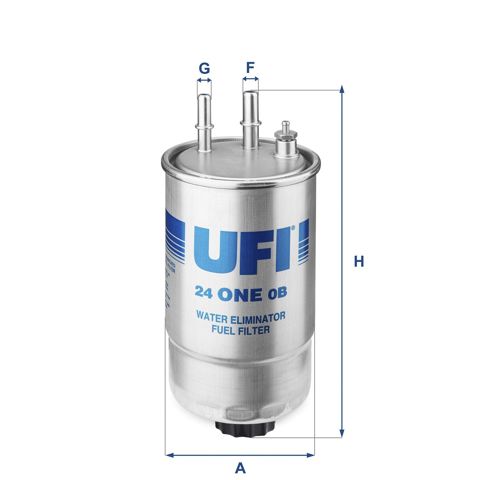 Фільтр тонкого очищення палива 24ONE0B UFI