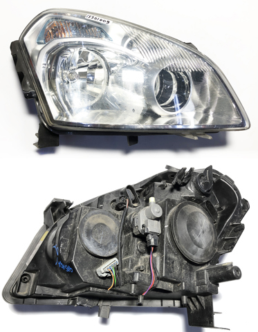 Права блок фара 26010JD90B NISSAN