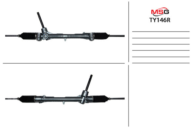 Рейковий рульовий механізм 45510F4010 TOYOTA