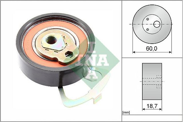 Ролик натягувач 531033910 INA