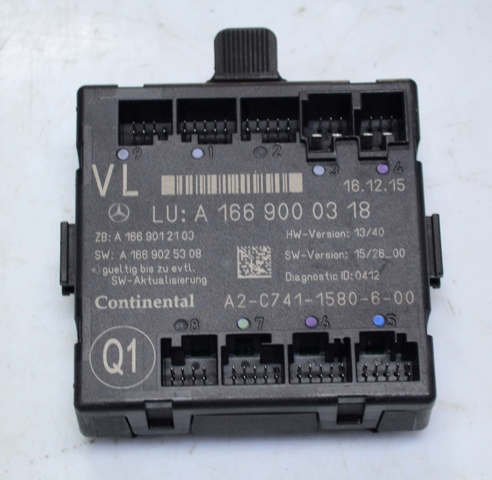 Блок комфорту передніх дверей A1669000318 MERCEDES