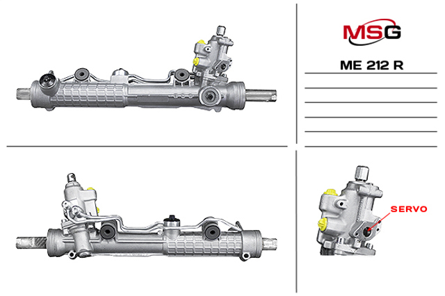 Рейковий рульовий механізм A2204600601 MERCEDES