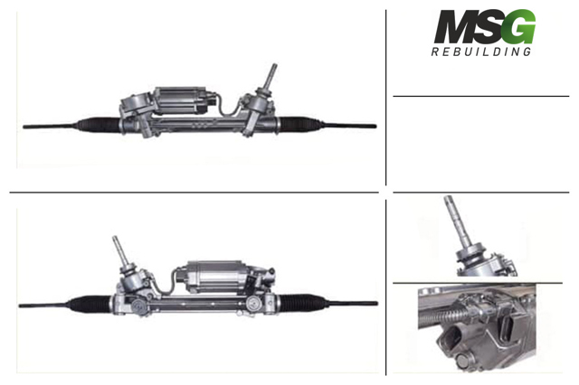 Рейковий рульовий механізм CR412NLF0R MSG Rebuilding