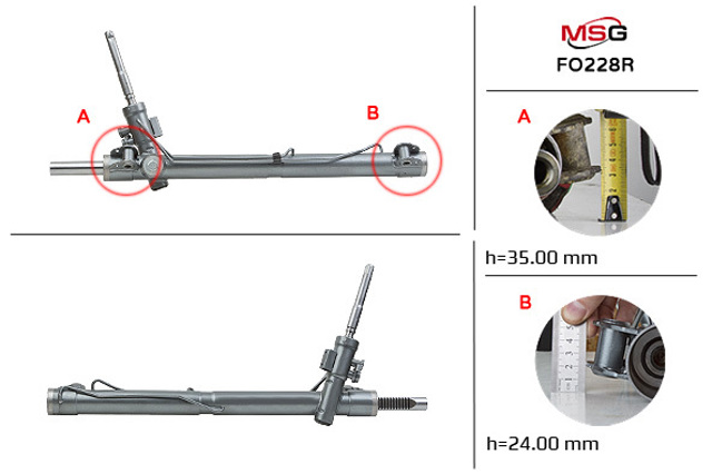 Управління рульове в зборі FO228R MSG Rebuilding