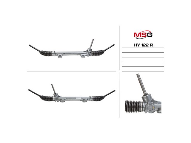 Рейковий рульовий механізм HY122R MSG Rebuilding