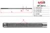 Вал / шток рульової рейки OP207C MS GROUP