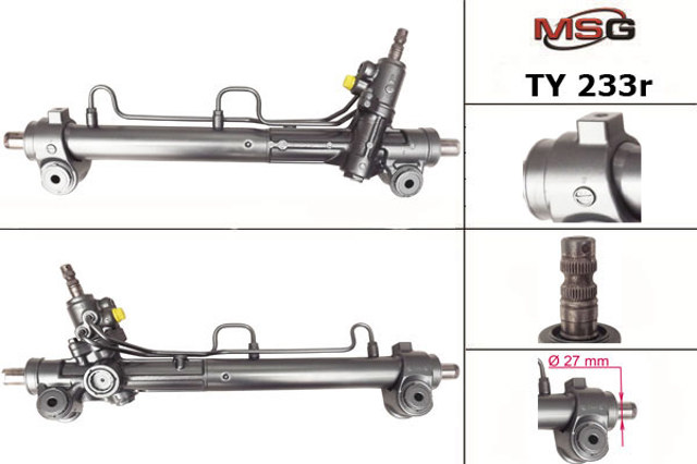 Рульова рейка TY233R MSG Rebuilding
