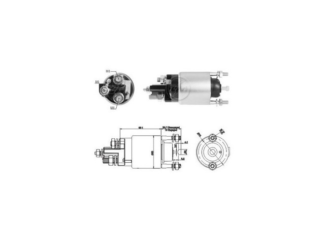 Тягове реле стартера ZM3708 ZM