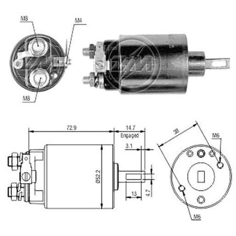 Контактор ZM780 ZM