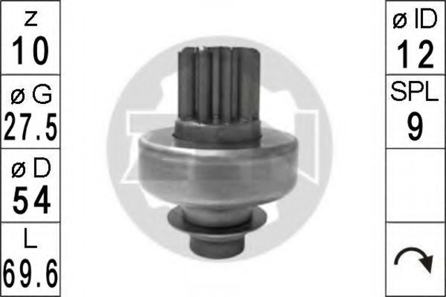 Редуктор стартера ZN1705 ZEN