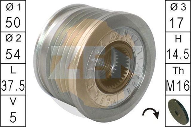 Муфта генератора ZN5574 ZEN