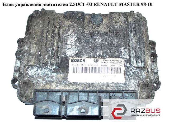 Модуль управління двигуном 0281011432 RENAULT