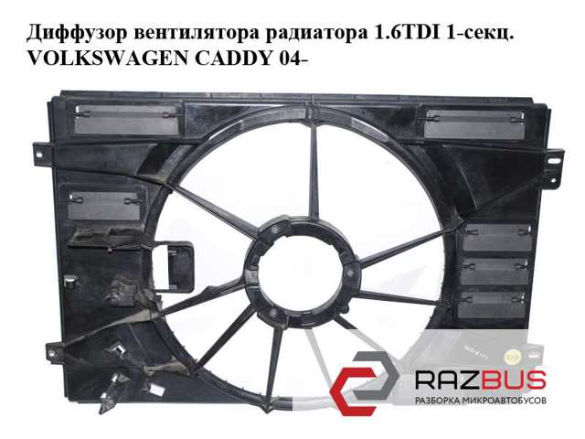 Кожух вентилятора Volkswagen Caddy 3