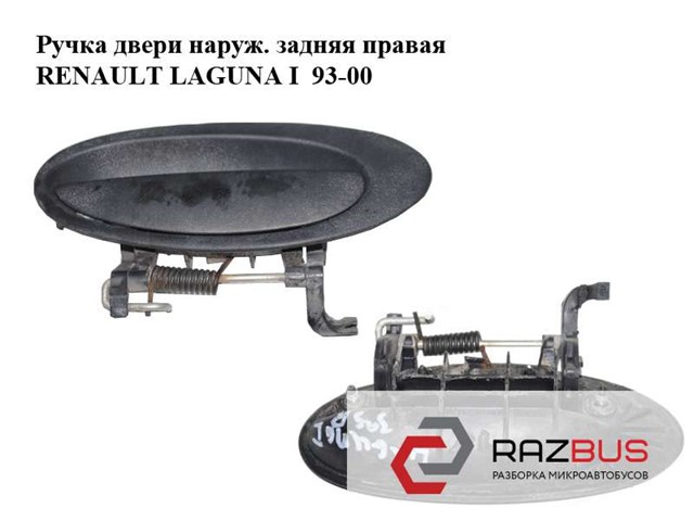 Ручка задніх дверей зовнішня, права 7700821372 RENAULT