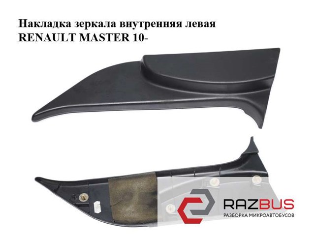 Внутрішня накладка кріплення дзеркала лівого 802930009R RENAULT