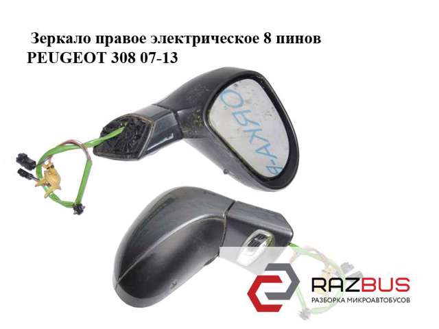 Праве бокове дзеркало 8153NC PEUGEOT