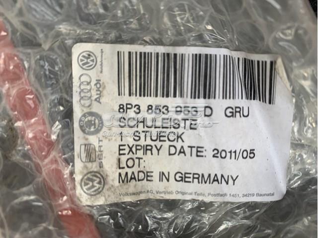 Молдинг передніх лівих дверей 8P3853953DGRU VAG