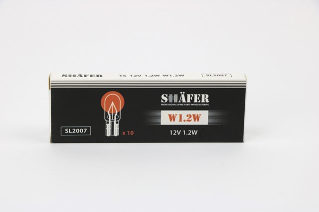 Лампа накалювання 12v 1.2w w1.2w (картонна упаковка по 10шт) SL2007
