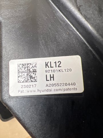 Фара основна ліва 92101KL120 HYUNDAI