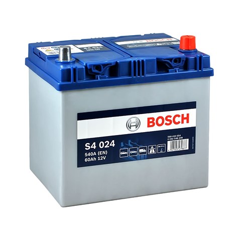 Акумуляторна батарея bosch 12в/60аг/540а/14,11кг 0092S40240
