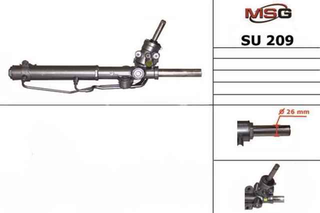 Рульова рейка з гпк нова subaru impreza 00-07 283046