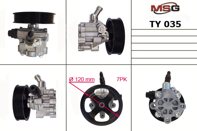 Насос гідравліки TY035 MS GROUP