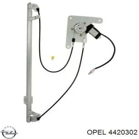 Склопідйомник передньої лівої двері 4420302 OPEL