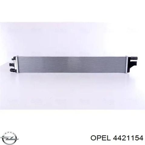 Радіатор охолодження двигуна, додатковий 4421154 OPEL