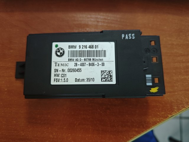 Модуль управління (ЕБУ) переднього сидіння 61359216468 BMW