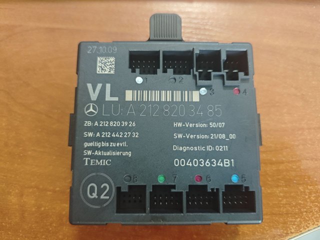 Блок комфорту передніх дверей A2128203485 MERCEDES