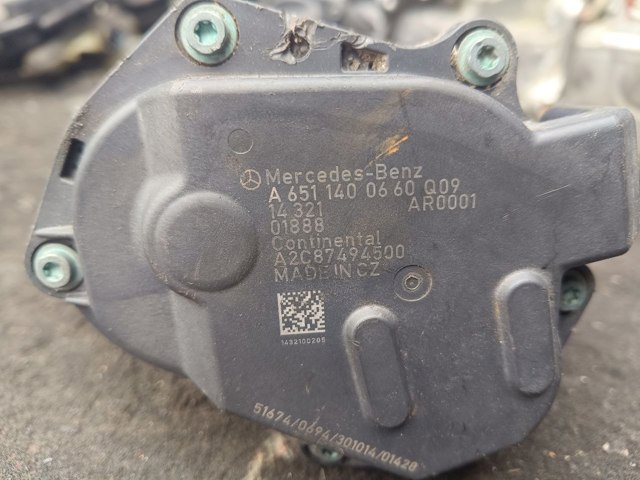 Клапан EGR A6511400660 MERCEDES