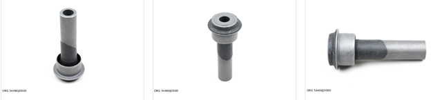Елементи кріплення 54466JD000 NISSAN