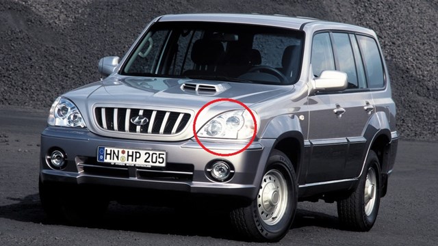 Фара ліва 92101H1010 HYUNDAI