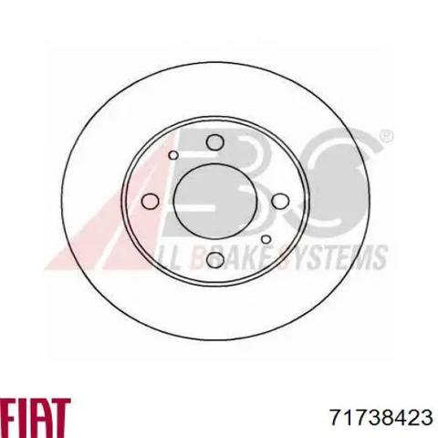 Ротор гальмівний 71738423 FIAT