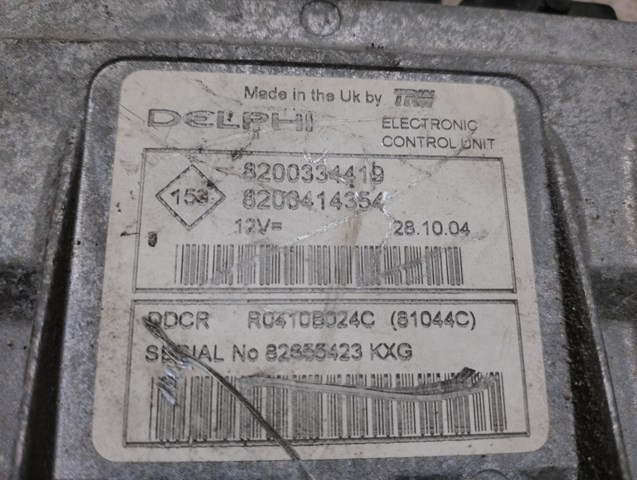  блок управления двигателем renault megane scenic (1,5 dci) (2002-2009)8200334419 (8200374152) моб. +380981029982 8200334419